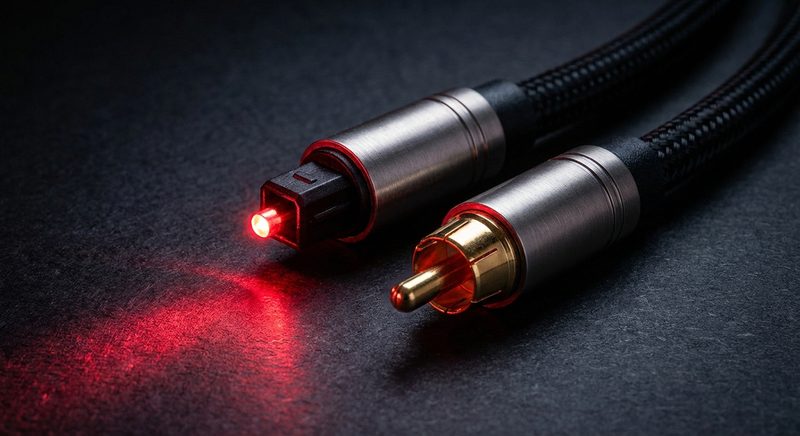 Optisches Toslink- und Koaxial-Digitalkabel