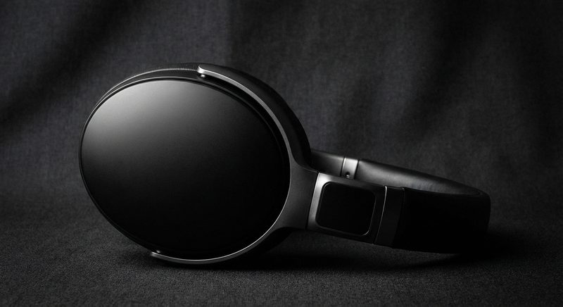 Geschlossener Kopfhoerer mit versiegelter Ohrmuschel