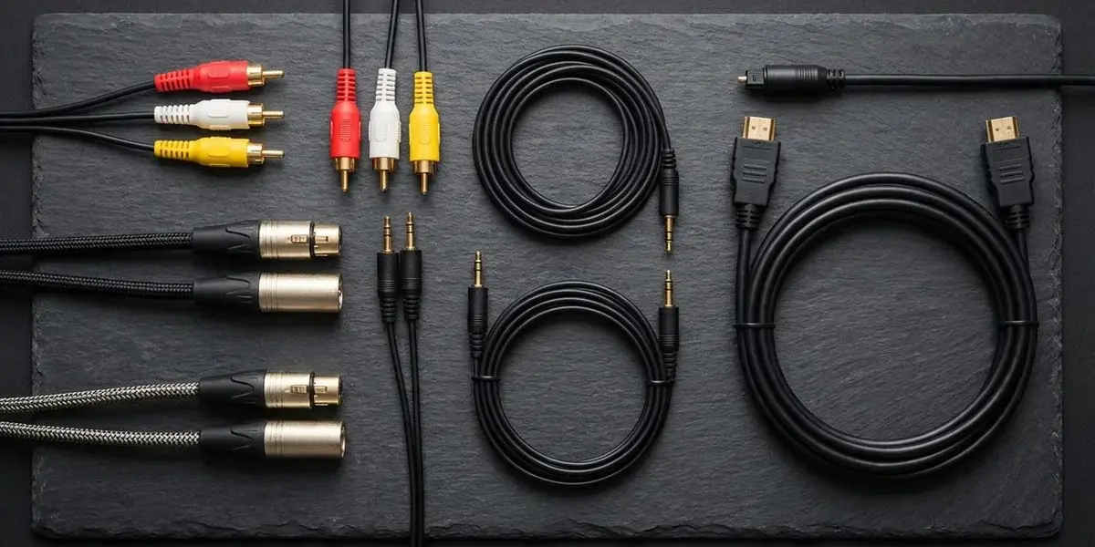 Audiokabel und Stecker im Überblick: Cinch, XLR, Klinke, Toslink und HDMI